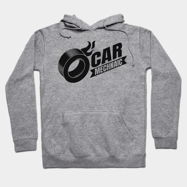 Car Mechanic Hoodie by Foxxy Merch